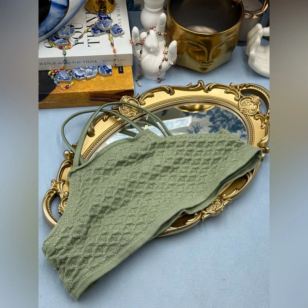 🆕 ZIMMERMANN KIDS 🧿 NWOT Waverly Knit Bandeau Bikini, Mismatched Floral Sz 10Y - Picture 8 of 14